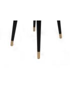Hugo 364 v2 beige, zwarte en gouden stoelset (2 stuks)