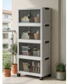 Armario multifuncional blanco - 56 x 127 x 56 cm