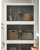 Armario multifuncional blanco - 56 x 127 x 56 cm
