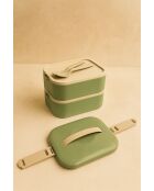 Scatola portaoggetti verde - 14,5 x 18,5 x 14,5 cm