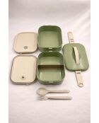 Scatola portaoggetti verde - 14,5 x 18,5 x 14,5 cm