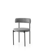 Gini 4012 v2 stoelenset zwart en donkergrijs (2 stuks)