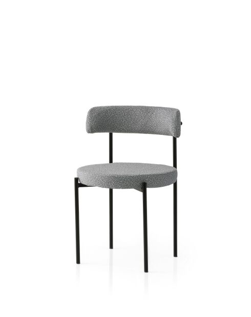 Gini 4012 v2 stoelenset zwart en donkergrijs (2 stuks)