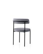 Gini 4012 v2 stoelenset zwart en donkergrijs (2 stuks)