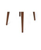 Stoelenset Dallas 550 v2 beige en notenhout (2 stuks)