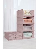 Ripiano multifunzionale in plastica a polvere - 33,5 x 55,5 x 43 cm