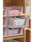 Ripiano multifunzionale in plastica a polvere - 33,5 x 55,5 x 43 cm