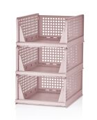 Ripiano multifunzionale in plastica a polvere - 33,5 x 55,5 x 43 cm