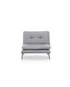 Silla plegable Martin Solo GR110, 90 x 90 x 95 cm, color gris