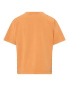 Orangefarbenes T-Shirt aus Bio-Baumwolle Linda