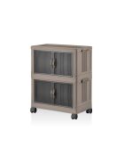 Armario multifuncional marrón claro - 32 x 67 x 56 cm