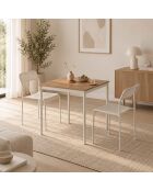 Ensemble table et chaises (3 pièces) Ensemble table et chaises 69 v2 blanc