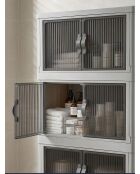 Armario multifuncional antracita - 56 x 127 x 56 cm