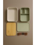 Ensemble de boîtes à lunch (2 pièces) vert/jaune