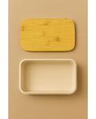 Ensemble de boîtes à lunch (2 pièces) vert/jaune