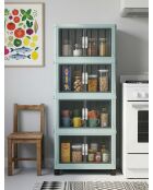 Armario multifuncional azul bebé - 56 x 127 x 56 cm