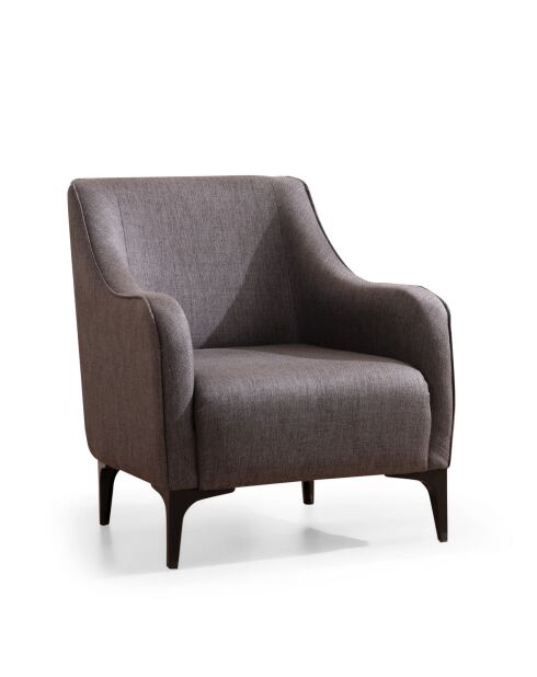 Silla plegable Belissimo gris oscuro, 77 x 94 x 87 cm