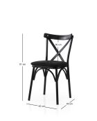 Stoelenset Ekol 290 v2 zwart (2 stuks)