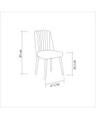 Atlantic Coast groene tafel- en stoelset (4 stuks)