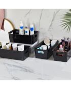 Organizerset voor koelkast (4 stuks) zwart