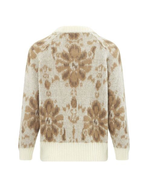 Cremefarbener Monica-Pullover