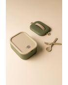 Scatola portaoggetti verde - 14,5 x 18,5 x 7,5 cm