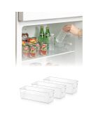 Transparentes Kühlschrank-Organizer-Set (3-teilig)