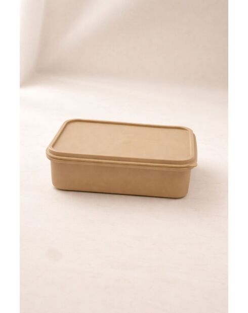 Boîte de rangement grise - 13 x 19 x 6 cm
