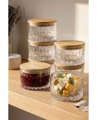 Set di scatole portaoggetti (6 pezzi) trasparenti