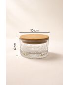 Set di scatole portaoggetti (6 pezzi) trasparenti