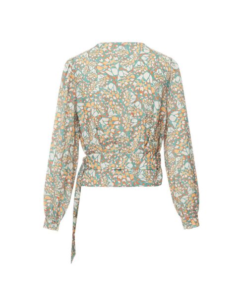 Mona grüngraue Bluse
