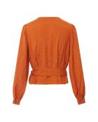 Orangefarbene Bluse Mona