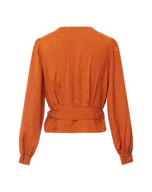 Orangefarbene Bluse Mona