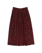Gonna Line in lurex floreale nera