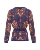 Giulia violine Strickjacke aus Wollmischung