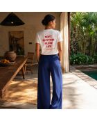 TShirt Yoga soft rhythm rouge blanc