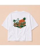 T-shirt en coton Boxy Hotel blanc