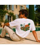 T-shirt en coton Boxy Hotel blanc
