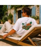 T-shirt en coton Boxy Hotel blanc