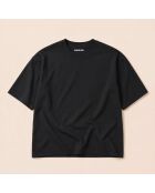 T-shirt en coton Boxy Tonight'S setlist noir