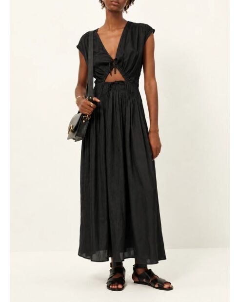 Vittoria blaues schwarzes Kleid