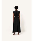Vittoria blaues schwarzes Kleid