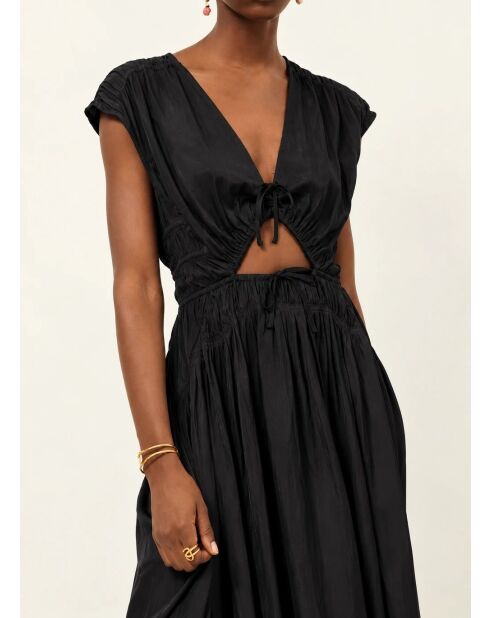 Vittoria blaues schwarzes Kleid