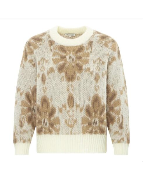 Cremefarbener Monica-Pullover