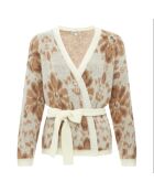 Cardigan in misto lana Giulia Off-White