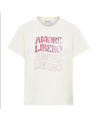 T-shirt in cotone biologico Jade Off-white
