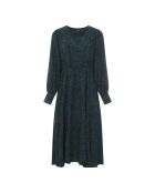 Smaragdgrünes Loka-Kleid