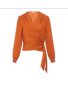 Orangefarbene Bluse Mona