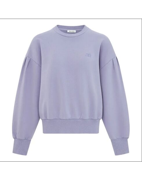 Celeste Ice Blue Sweatshirt aus Bio-Baumwolle