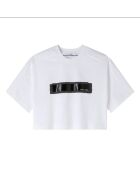 A.P.C. x Natacha Ramsay Levi Collaboration - Sandre Weißes T-Shirt aus Bio-Baumwolle